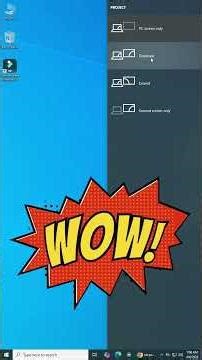 ✅ Win + P Shortcut 🔥 | Screen Project in 1 second 😲 #shorts #reels