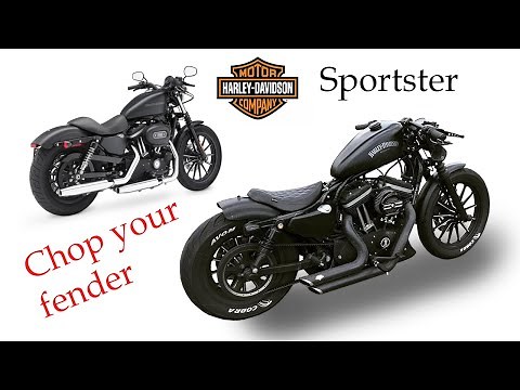 Chop rear fender SPORTSTER xl1200 Harley-Davidson