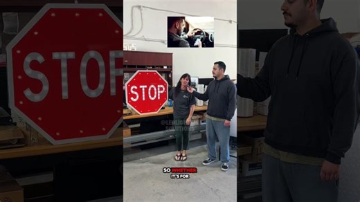 30” Solar Powered Stop Sign for Safer Intersections | LED Lighting Solutions