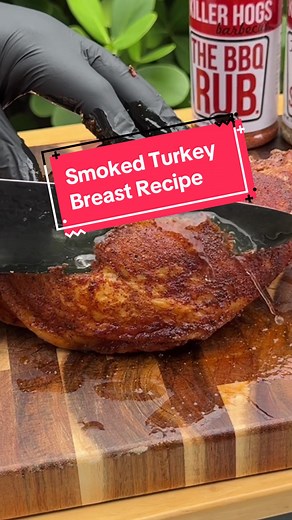 How to make Juicy Smoked Turkey Breast #smokedturkey #turkeybreast #turkeyrecipe #turkeytiktok #bbqfood #bbqrecipes #bbqtiktok @Malcom Reed