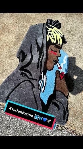Custom Xxxtentacion Rug - Long Live Jah