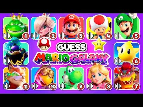 Guess the Super Mario Galaxy Movie Characters by the Voice 🎤