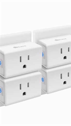 Smart Home & Tech Finds on Instagram: "Smart home upgrades don’t get easier than this ⚡ Meet the Kasa Smart Plug Mini (15A, 4-Pack) — a simple way to control your devices from anywhere. 🔌 Works with Alexa & Google Home 📶 No hub required (Wi-Fi only) 📱 Control lights, fans & appliances remotely ⏰ Set schedules & timers 🏠 Perfect for smart home beginners ✅ UL certified for safety 📡 Uses 2.4GHz Wi-Fi Plug it in, connect the app, and your home gets smarter instantly ✨ 👉 Smarter home starts her