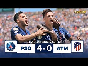 Paris vs Atletico Madrid 4-0 | Highlights & All Goals 2025