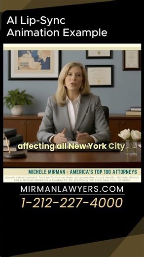 Realistic AI Lip-Sync Animation Example | Visual Content Production