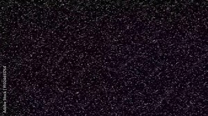 No signal on TV. Glitchy noise. Poor TV signal. Offset horizontal stripes and bars. round animation. Tv noise background animation