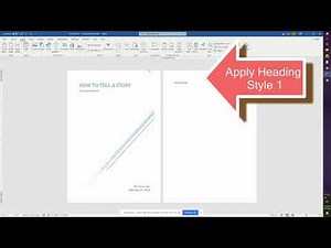How to Format a Sample Report with MS Word