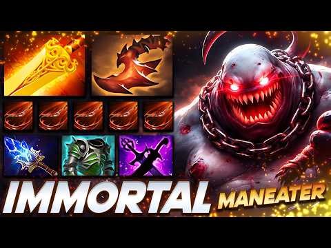 PUDGE SUPER BUILD MANAEATER - Dota 2 Pro Gameplay [Watch & Learn]
