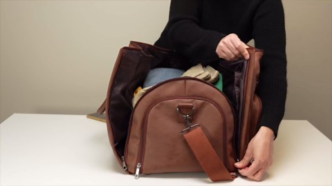 Rolling Garment Bag for Travel. Garment Duffle Bag Luggage Suit for Men and Women. Garment Bag with Wheels