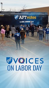 This Labor Day, AFT members are sharing why they're proud to be in a union. "Every time I say I’m a teacher and I’m a union member with TFT - Toledo Federation of Teachers Local 250, always I get smiles, always I get ‘thank you,’ always I get ‘good for you.'" — Jahine Blosser, science teacher in Toledo, OH | AFT