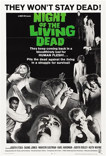 Night of the Living Dead (1968) ⭐ 7.8 | Horror, Thriller