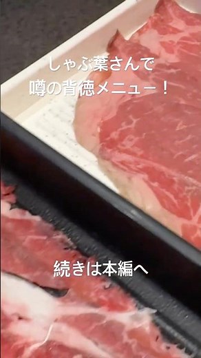 【弘前ランチ】しゃぶ葉さんで背徳メニューを頂いた！#青森 #弘前市 #しゃぶしゃぶ #しゃぶしゃぶ食べ放題