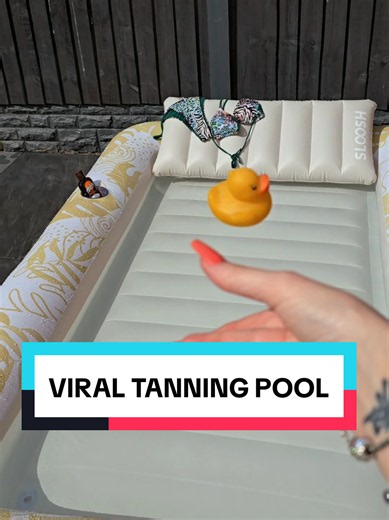 Sloosh-L/XL Inflatable Tanning Pool Lounge Float With Cup Holder, 70“X46”/85″ x 57″ Extra Large Pool Floats Adult with Pillow, 4 in 1 Suntan Tub Raft Floatie, Sunbathing Bed #heatwave #hot #cooldown #dealdrops #lilo @slooshuk