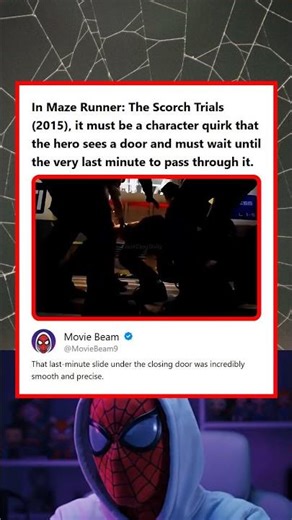 Maze Runner The Scorch Trials 2015 Hero Waits Until the Last Minute to Go Through the Door