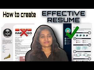 How to CREATE an EFFECTIVE RESUME