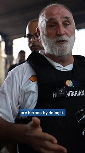 I was finally able to visit our World Central Kitchen team in Gaza after more than a year. What they do is heroic...feeding others while their own families face the most difficult conditions. Being together with them inspires me…they need our full support. Nobody should go hungry in Gaza. | José Andrés
