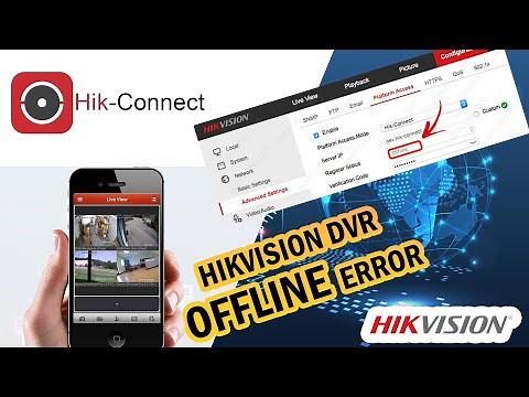 Hikvision DVR/NVR Offline, Online Error. Hik Connect Server Address Issue Solved | 2022