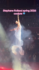 Now that’s what I call a show omg @stephanerolland_paris #fashion #couture #pfw #circus #model | Kristen Bateman