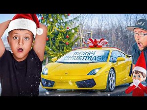 Giving a Lamborghini to my Son for Christmas (FV Family)