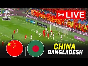 LIVE: China vs Bangladesh | Asian Cup Women 2026 | Live Match Today | eFootball PES Gameplay