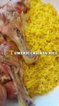 Turmeric Fried Rice #turmericrice #food #recipe
