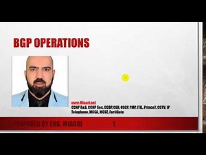 4-BGP Operations, Considerations, Splithorizon, Data Black Holes, Next Hope Self, iBGP (Arabic) عربي