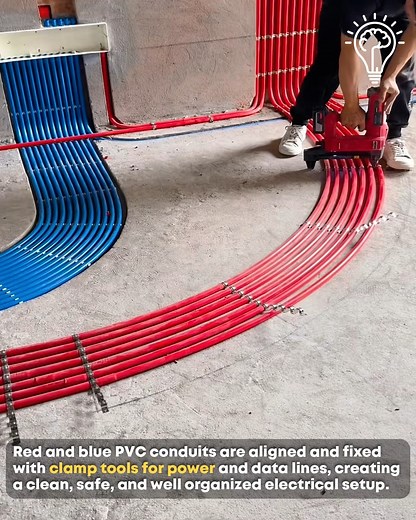 Electrical Conduit Installation. #ElectricalWork #PVCConduits #WiringSetup | Lei Johnson 01 | Facebook
