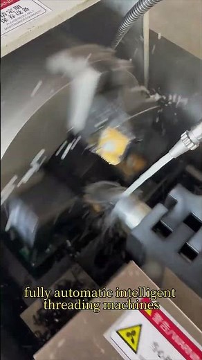 fully automatic threading machine #machine fire-fighting pipeline #intelligent threading machine
