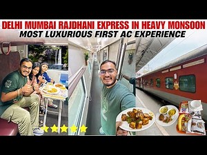 India’s Most Luxurious Rajdhani Express First Class Journey 😍| Private Room with Unlimited Food😋