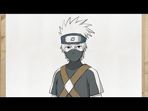 Comment Dessiner KAKASHI ENFANT | Naruto | Jeune Ninja Talentueux | Tutoriel Dessin | Primo Dessins