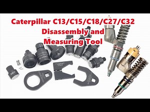 CAT/Caterpillar C13-C15-C16-C18-C27-C32 series injectors disassembly and measuring tool set.