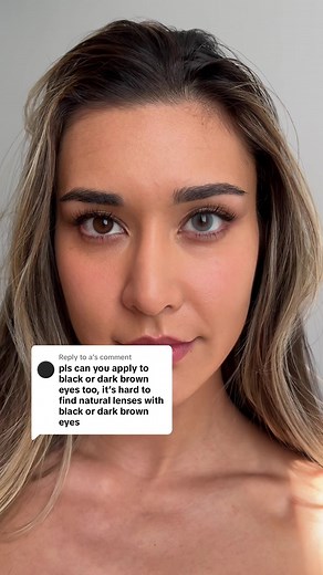 Maya Blue Contact Lenses for Brown Eyes