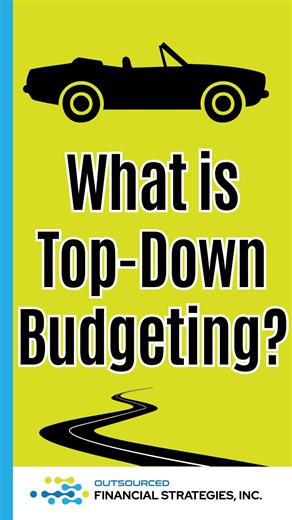 Top-down budgeting is like driving with the top down. It starts with a broad, high-level view and can feel open and less constrained, much like a convertible. 🏎️ Both are quick to start, provide a sense of freedom, and are guided by a central authority (your leadership team or the driver). But that open-air approach can expose your business to unexpected risks, things that aren’t always visible from the top. A top-down budgeting approach begins at the executive level and flows down through the 