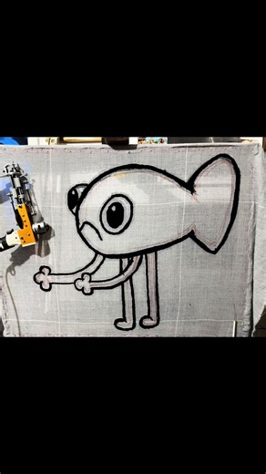 Steve #lepoissonsteve #rugufting