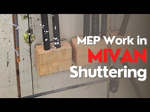 Electric Work in MIVAN Shuttering #MIVANtechnology