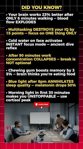 Brain HACKS That NOBODY Teaches You 🧠⚡