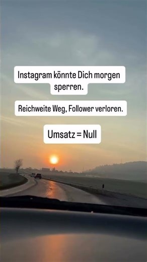 Instagram Konto gesperrt, alles verloren?