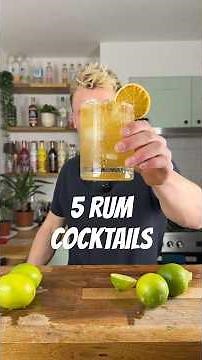 Rum lovers cocktail guide!🇯🇲 Cuba Libre, Dark ‘n’ Stormy, Daiquiri, Mojito, Mai Tai 🍹
