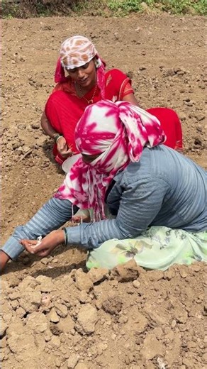 #shorts ।मला लसूण लावायला जोडीदारीण चांगली भेटली पण तोंड बांधलय 😂#गावठीपुनम