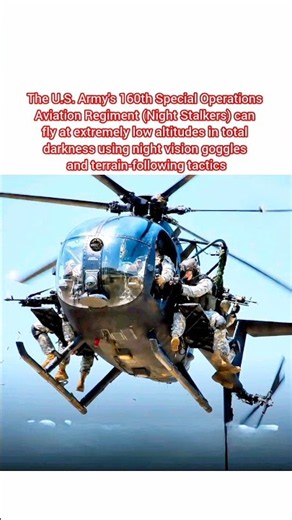 How the 160th SOAR Night Stalkers Fly Ultra-Low at Night #160thSOAR #LittleBird