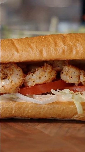 Cajun Shrimp Po’ Boy | Kosmos Q