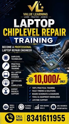 Laptop Chiplevel Repair Training @10000