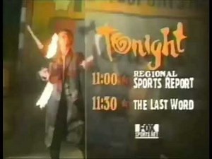 Fox Sports Net schedule promos 2000