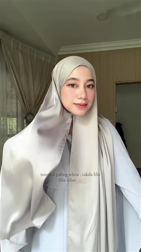 Tutorial Selesa Gaya Anggun dengan Shawl Satin