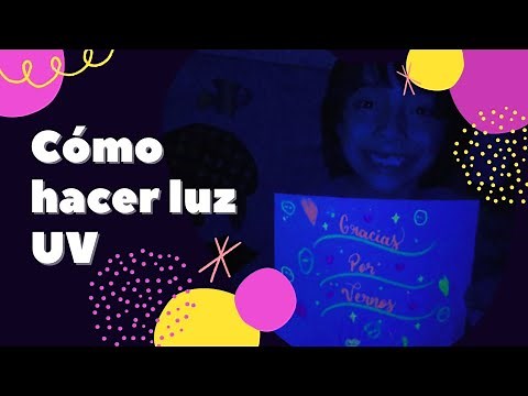 Experimentos divertidos: Cómo crear LUZ ULTRAVIOLETA casera