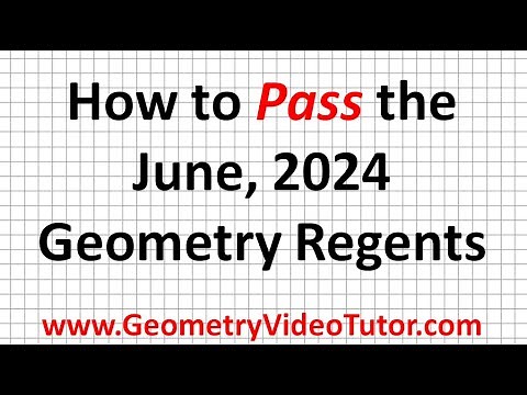 How to Pass the June 2024 Geometry Regents