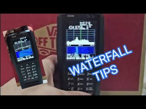 UNIDEN SDS100 , WATERFALL - VOLUME & FREQUENCY CHANGE