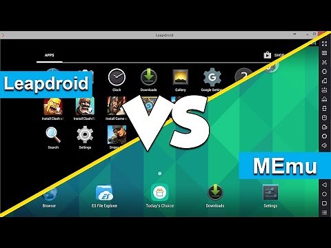 Best Android Emulators For PC 2016 Final Edition | MEmu VS LeapDroid