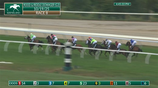 Watch the full replay as VENENCIA (FR) convincingly wins the Rood & Riddle Dowager (G3)! | Keeneland