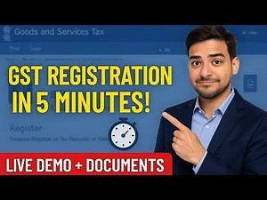 GST Registration Process in Hindi 2025 | GST Number Kaise Le | GST Full Guide Live